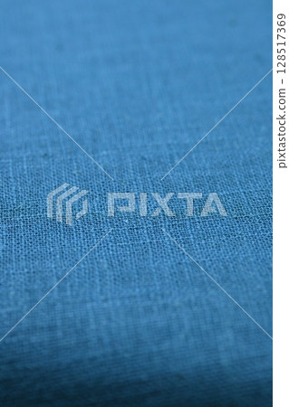 blue green hemp viscose natural fabric cloth color, sackcloth rough texture of textile fashion 128517369