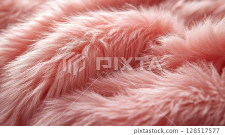 Trendy peach fur texture for beauty background. 128517577