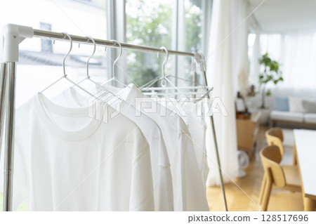Drying the laundry in the room image 128517696