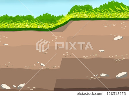 Underground fault Underground fault 128518253