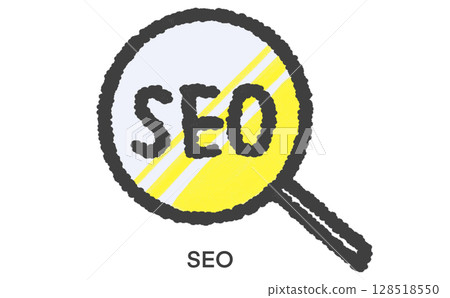 SEO 搜尋圖示說明 SEO 搜尋圖示說明 128518550