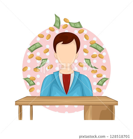 Illustration of Businessman 128518701