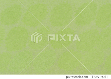 Yellow-green gradation made of washi paper [Background material] 128519012