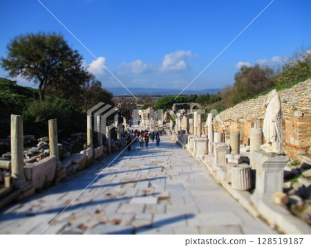 土耳其以弗所遺址西洋鏡風格 土耳其以弗所遺址西洋鏡風格 128519187