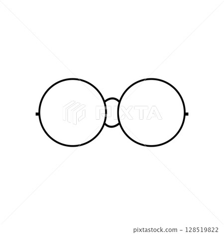 Glasses Line Icon. Editable Stroke. Pixel Perfect. For Mobile and Web 128519822