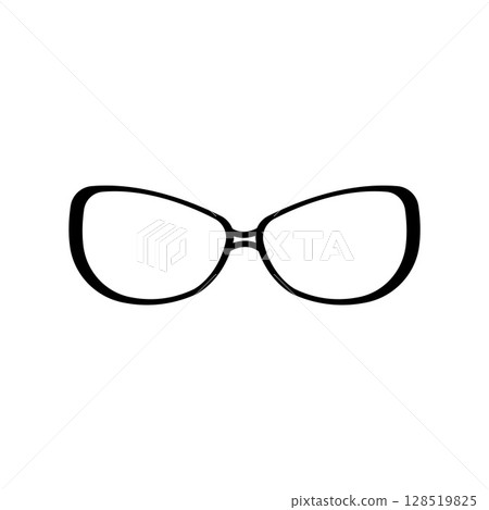 Glasses Line Icon. Editable Stroke. Pixel Perfect. For Mobile and Web 128519825