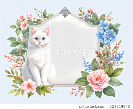 花和貓 128519940