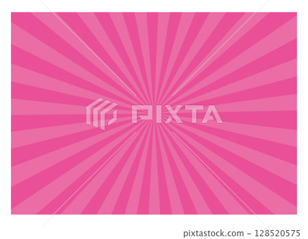 Simple pink sunburst Simple pink sunburst 128520575