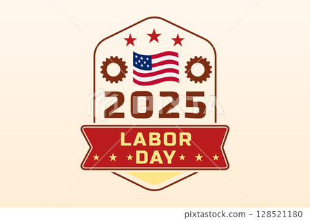Labor Day 2025 USA Gear Emblem Labor Day 2025 USA Gear Emblem 128521180