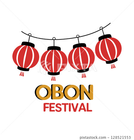Obon Festival Vector Design Obon Festival Vector Design 128521553