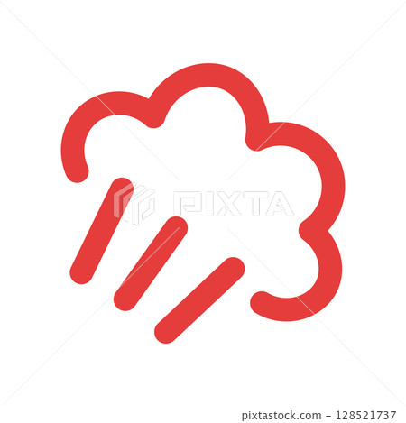 Red icon of an explosion or angry rage - emoji of anger, irritation, and heat 128521737