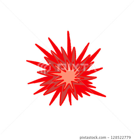 Explosion, sparks, simple - Stock Illustration [128522779] - PIXTA