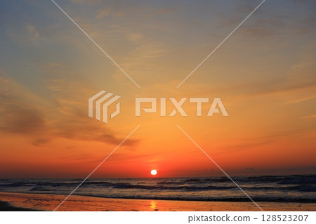 Boso sea and sunrise Boso sea and sunrise 128523207