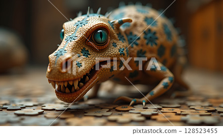 A captivating close up of a cute creature with intricate details and vibrant colors displaying creativity A captivating close up of a cute creature with intricate details and vibrant colors displaying creativity 128523455