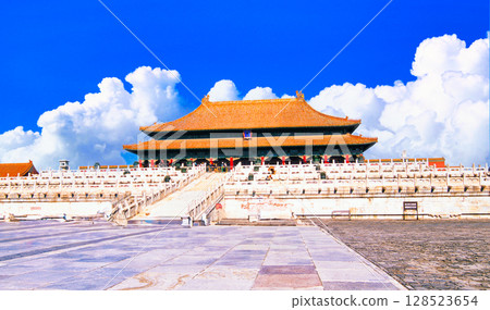 The magnificent Palace Museum in Beijing 128523654