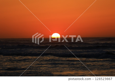 beautiful beach sunrise beautiful beach sunrise 128523667