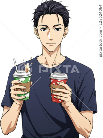 young man with a cocktail 128524064