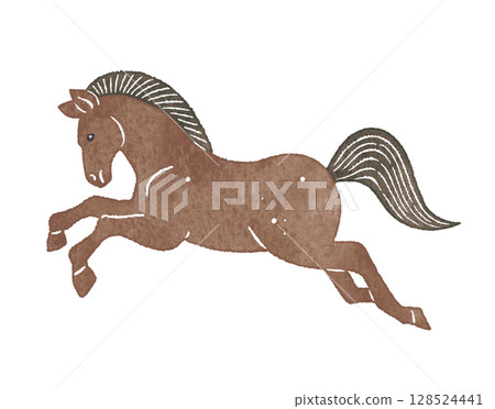 奔跑的棕色馬 奔跑的棕色馬 128524441