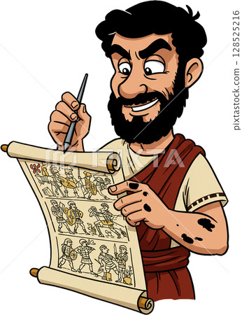 Roman scribe 128525216