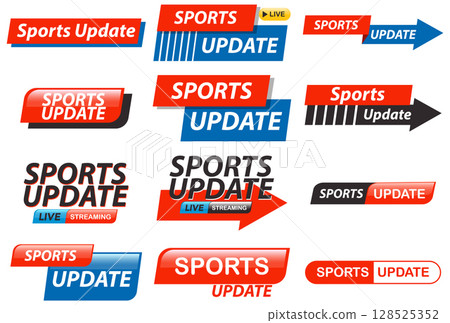 Dynamic Sports Update Vector Set 128525352