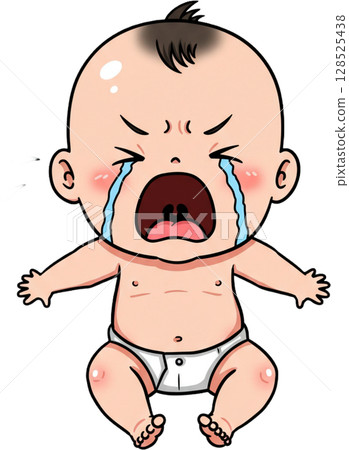 baby with a crying face baby with a crying face 128525438