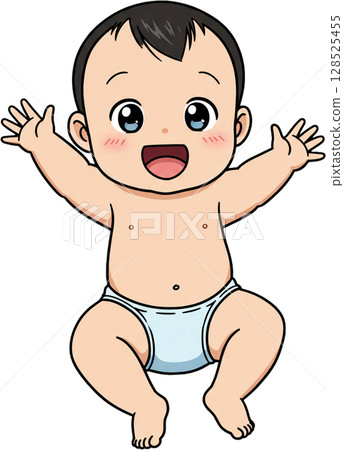 cute baby in diaper cute baby in diaper 128525455
