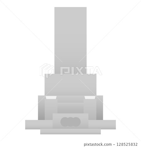 一個簡單的墳墓的插圖 128525832