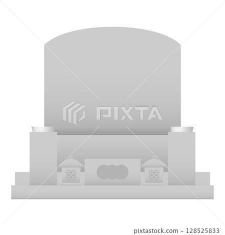 一個簡單的墳墓的插圖 128525833