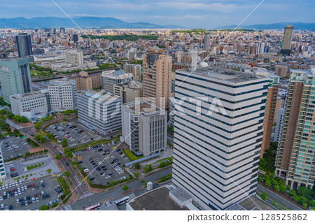 (Fukuoka Prefecture) View of Fukuoka cityscape from Fukuoka Tower 128525862