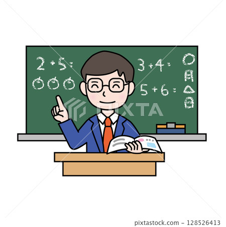 學校生活_教數學的老師_男 學校生活_教數學的老師_男 128526413