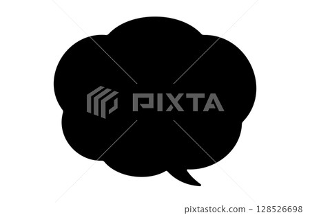 Vector illustration of a lively comic speech bubble 128526698