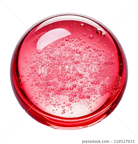 Red round moisture drop material 128527015
