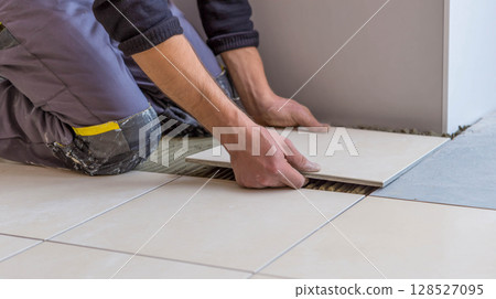 tile, floor, builders 128527095