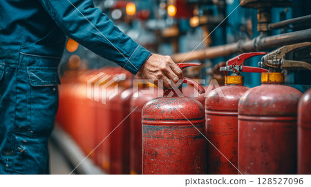 fire, tool, wall 128527096