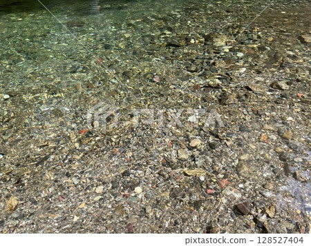 Clear water surface 128527404