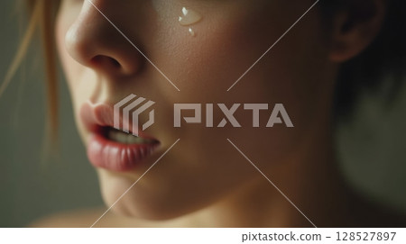 portrait of a beautiful young woman 128527897