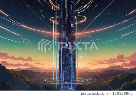 遊戲背景:自然界中的經線傳輸裝置 遊戲背景:自然界中的經線傳輸裝置 128528963