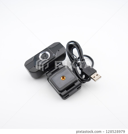 Web camera and bundled cable Web camera and bundled cable 128528979