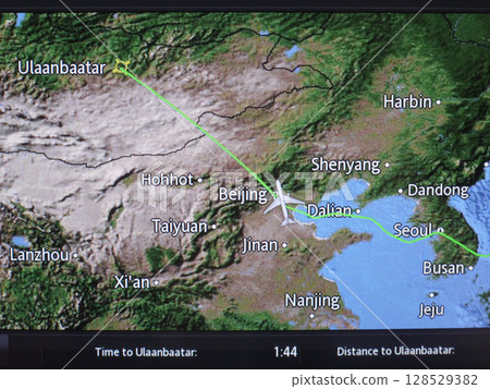 Narita – Ulaanbaatar flight route 128529382