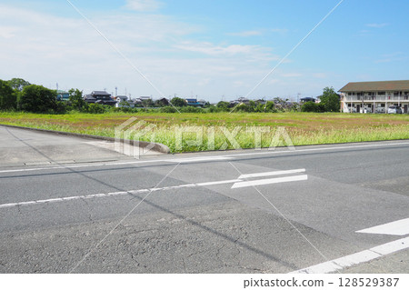 與藍天傳播的鄉下風景 128529387