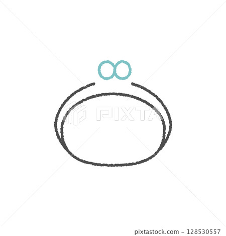 簡單的錢包圖示[僅限線路] 128530557