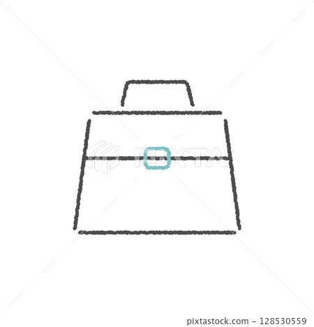 簡單的包圖示[僅限線路] 128530559