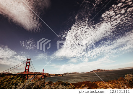 Golden gate bridge, San Francisco, California, usa 128531311