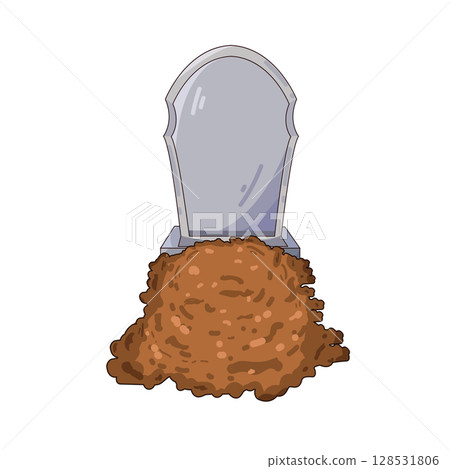 illustration of grave 128531806