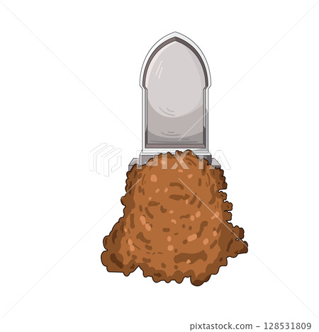 illustration of grave 128531809