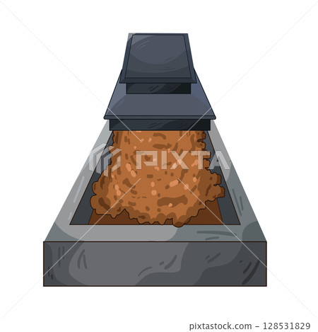 illustration of grave illustration of grave 128531829