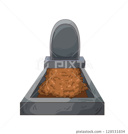 illustration of grave illustration of grave 128531834