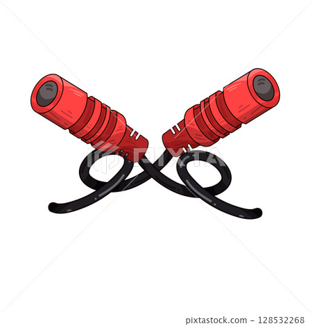 illustration of jack connector 128532268