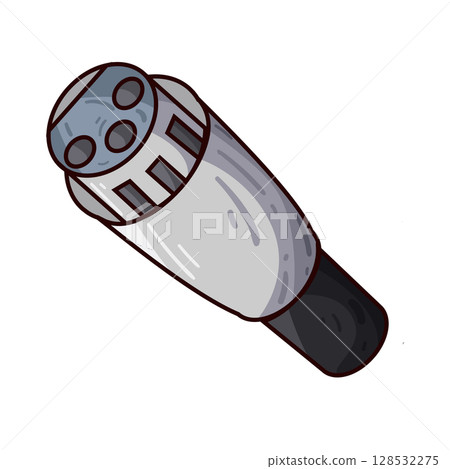 illustration of jack connector 128532275
