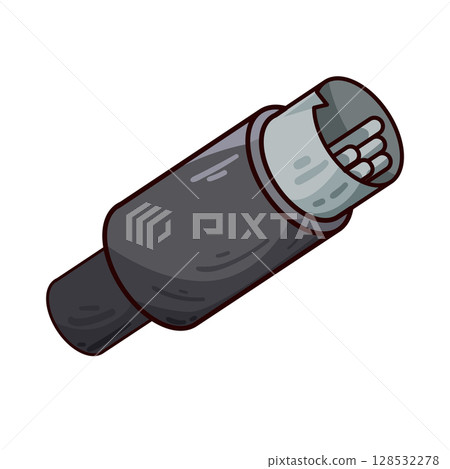 illustration of jack connector 128532278